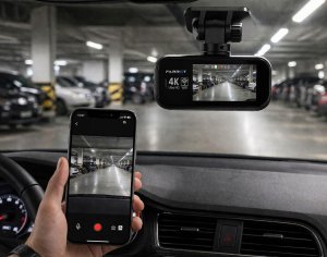 Wideorejestrator Farrot Samochodowy 4k UHD przód WIFI GPS tył full HD kamera auto 7