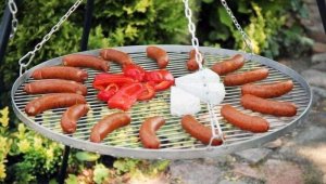 Palenisko ogrodowe Tyletegotu Grill na trójnogu 180 cm, TRIVO, ruszt stal nierdzewna, 50 cm 3