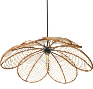 Lampa wisząca Beliani NIGUA Rattan Naturalny (633085 Bel) 3