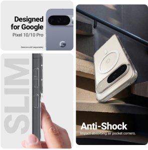 Crong Crong Hybrid Clear Magnetic - Etui MagSafe Google Pixel 10 / 10 Pro (przezroczysty) 2