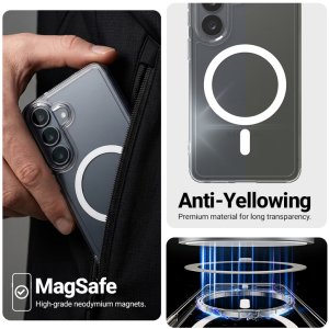 Crong Crong Hybrid Clear Magnetic - Etui MagSafe Google Pixel 10 / 10 Pro (przezroczysty) 3