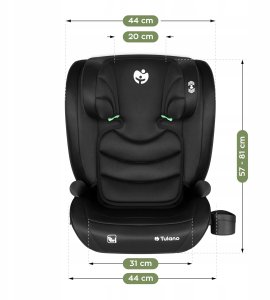 Fotelik samochodowy Ecotoys 15-36Kg Tulano Joy I-Size Isofix Poddupnik 100-150Cm 11