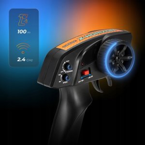 Overmax Samochód Zdalnie Sterowany X-Horizon 4X4 30 Km/H LED 100M + Obudowa 12