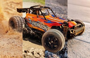 Overmax Samochód Zdalnie Sterowany X-Horizon 4X4 30 Km/H LED 100M + Obudowa 6