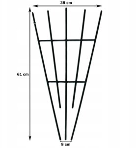 Planta Pergola wachlarz metalowa podpora do roślin drabinka 61cm 2