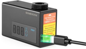 RockBros Pompka akumulatorowa AS240 PRO 120 psi kompresor 420mAh - czarna (5907769386312) 9