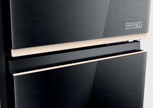 Lodówka Haier S+ 4D 7 No Frost 601 L wysokość 190 cm czarny - SBS Lodówka (HSPR79F19DNGG) 4