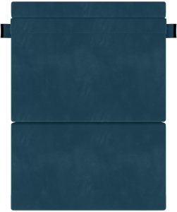 vidaXL Rozkładana z funkcją łóżka Niebieski 203 x 152 x 15 cm 2