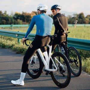 RockBros Spodnie rowerowe z szelkami YDCK012-1 długie polarowe z wkładką Rozmiar M - czarne (5907769385933) 10