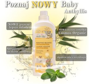 Anthyllis Baby Eko* dodatek do prania z aktywnym tlenem do odplamiania ubranek dziecięcych 1000ml 2