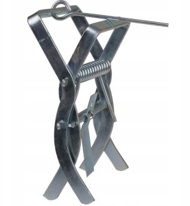 Planta Hunter pułapka na krety i nornice łapacz kretołapka metalowa 11x14cm 1szt 3