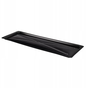 Altom Tacka pod ociekacz suszarkę meblową plastikowa czarna 24,7x75cm 1szt 2