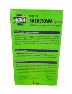 Agrecol Agra nawóz mączka bazaltowa poprawia właściwości gleby 1kg 2