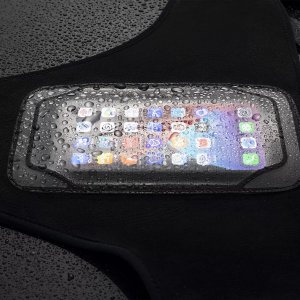 RockBros Osłona przeciwpotna Rockbros D78 z kieszenią i okienkiem na telefon - czarna 5