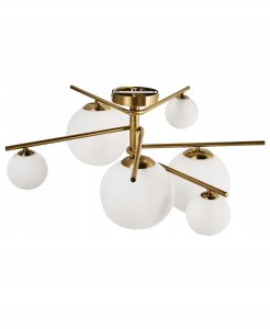 Lampa sufitowa Beliani Lampa sufitowa ISAR Metal Złoty 3
