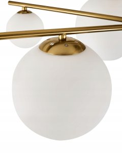 Lampa sufitowa Beliani Lampa sufitowa ISAR Metal Złoty 4