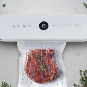 Aeno Vacuum Sealer, white, LED display, 80W, -65kPa (+/-5kPa) 5