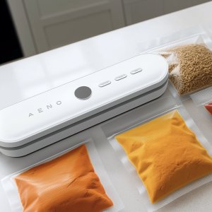 Aeno Vacuum Sealer, white, LED display, 80W, -65kPa (+/-5kPa) 6