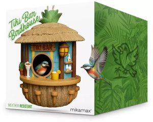 Turdus Domek dla Ptaków Tiki Bar - Tropikalna Dekoracja do Ogrodu, Balkonu, Tarasu 7
