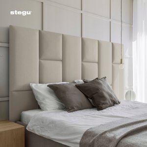 Stegu Panel tapicerowany wezgłowie Duo PP Linora Cashmere beżowy 60x30 cm 1szt 5