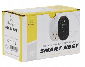 Mission Air Gniazdkowy regulator temperatury SMART NEST BLACK 2