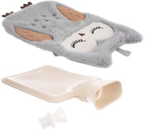 Springos Termofor w pokrowcu szary SOWA 600 ml 4
