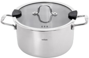 Orion Garnek stalowy z pokrywką VENICE 22 cm, 4,3 l 3