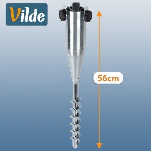 Vilde Stojak do parasola ogrodowego wkręcany metalowy 56 cm 5