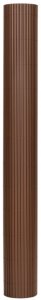 Springos Osłona PVC maskująca na balkon, taras, ogrodzenie 500x160 cm brązowa Uniwersalny 16