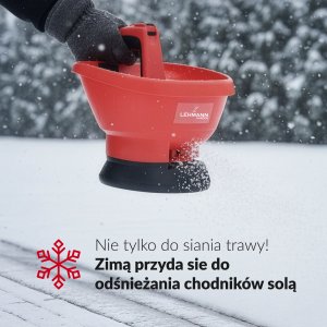 Lehmann HG SIEWNIK ROZSIEWACZ AKUMULATOROWY RĘCZNY TRAWY NASION NAWOZU SOLI OGRODOWY 4
