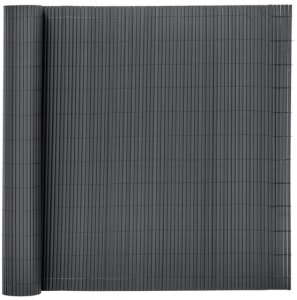 Springos Osłona PVC maskująca na balkon, taras, ogrodzenie 300x100 cm ciemnoszara Uniwersalny 12