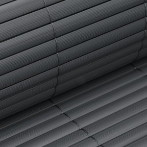 Springos Osłona PVC maskująca na balkon, taras, ogrodzenie 300x100 cm ciemnoszara Uniwersalny 16