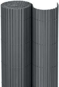 Springos Osłona PVC maskująca na balkon, taras, ogrodzenie 300x100 cm ciemnoszara Uniwersalny 9