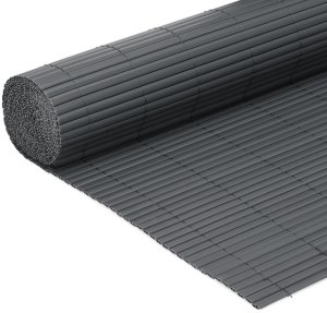 Springos Osłona PVC maskująca na balkon, taras, ogrodzenie 300x100 cm ciemnoszara Uniwersalny 10