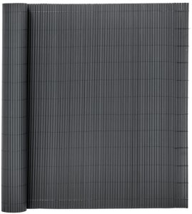 Springos Osłona PVC maskująca na balkon, taras, ogrodzenie 500x160 cm ciemnoszara Uniwersalny 7