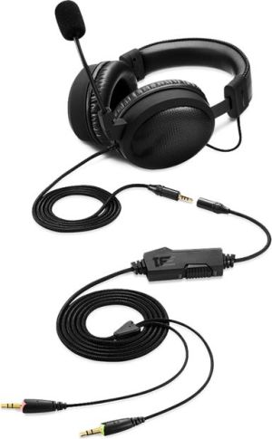 Słuchawki Sharkoon B1V2 Czarne (4044951021215) 4
