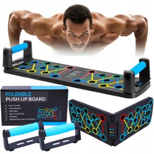 Deska do pompek Uchwyty ćwiczeń Pompki push up Solidna 16w1 Multifunkcyjna 2