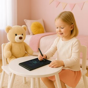 NoboKids Tablet Graficzny Do Rysowania Dla Dzieci 8,5" Cala Znikopis Notes Rysik 4