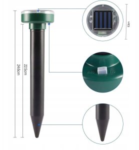 etumi Na krety kuny myszy szczury gryzonie solarny x4 szt skuteczny 3