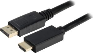 Kabel Sharkoon DisplayPort - HDMI 5m czarny (4044951020256) 1