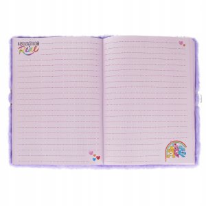 Starpak Pamiętnik Plusz Zam A5/80K Care Bears Fiolet Stk 3