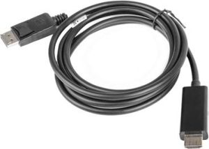 Kabel Lanberg DisplayPort - HDMI 1.8m czarny (CA-DPHD-10CC-0018-BK) 3