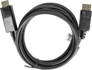 Kabel Lanberg DisplayPort - HDMI 1.8m czarny (CA-DPHD-10CC-0018-BK) 4
