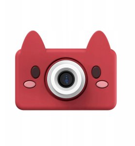 4CV Mobile Cyfrowy aparat dla dziecka 24mp Video 1080p LCD 2" + karta 32gb / Kiimento / model C / Fox / czerwony (SB11595) 6