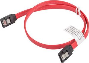 Lanberg SATA - SATA, 0.5m, Czerwony (CA-SASA-14CU-0050-R) 3
