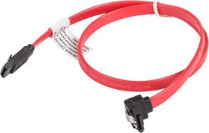 Lanberg SATA - SATA, 0.5m, Czerwony (CA-SASA-13CU-0050-R) 4