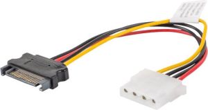 Lanberg Molex - SATA, 0.15m, Wielokolorowy (CA-SAHD-10CU-0015) 4