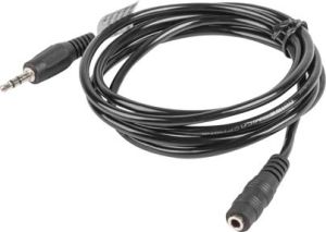 Kabel Lanberg Jack 3.5mm - Jack 3.5mm 3m czarny (CA-MJFJ-10CC-0030-BK) 3
