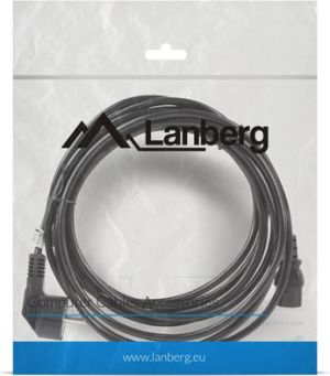 Kabel zasilający Lanberg CEE 7/7 - IEC 320 C13, 5m, czarny (CA-C13C-11CC-0050-BK) 4