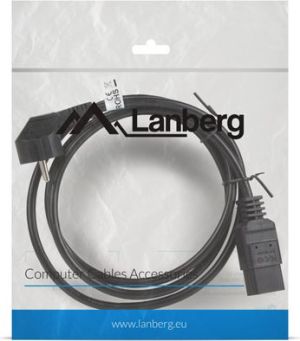 Kabel zasilający Lanberg CEE 7/7 - IEC 320 C19, 1.8m, czarny (CA-C19C-10CC-0018-BK) 4